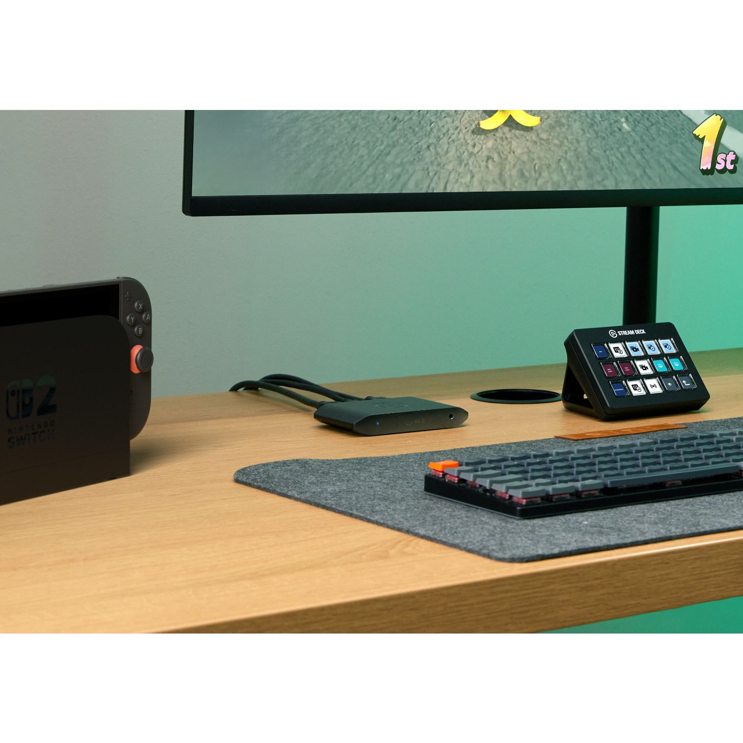 10GBR9901 - Capturadora de video El Gato 4K S para consolas Switch 2, PlayStation 5 o Xbox Series X/S, PC, Mac, iPhone o Steam Deck. (10GBR9901)