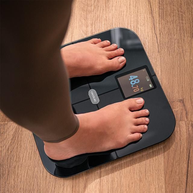 A01_EU01_116269 - B�scula Cecotec Surface Precision HealthySmart, de Ba�o Inteligente con App, Bluetooth y 25 Par�metros, 28x28 cm, pantalla LCD, 180 kg M�x.(A01_EU01_116269)