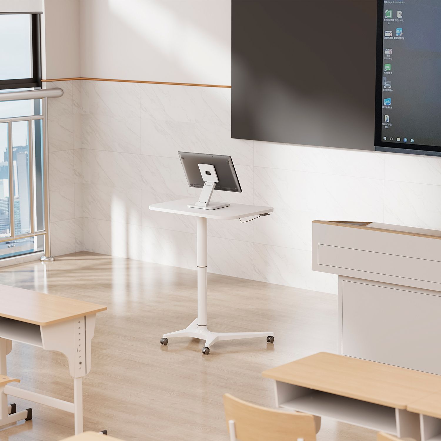 DT27T-445 - Soporte de Mesa Aisens para monitor 10