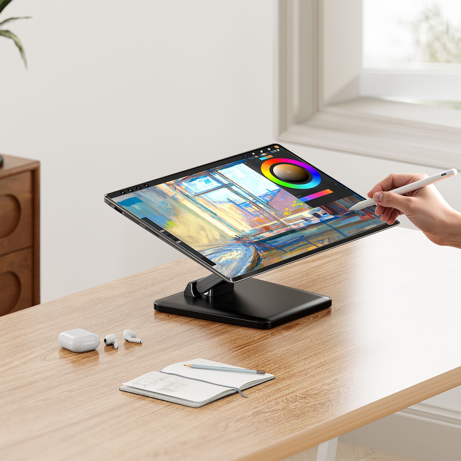 DT27T-443 - Soporte de Mesa Aisens para monitor 10