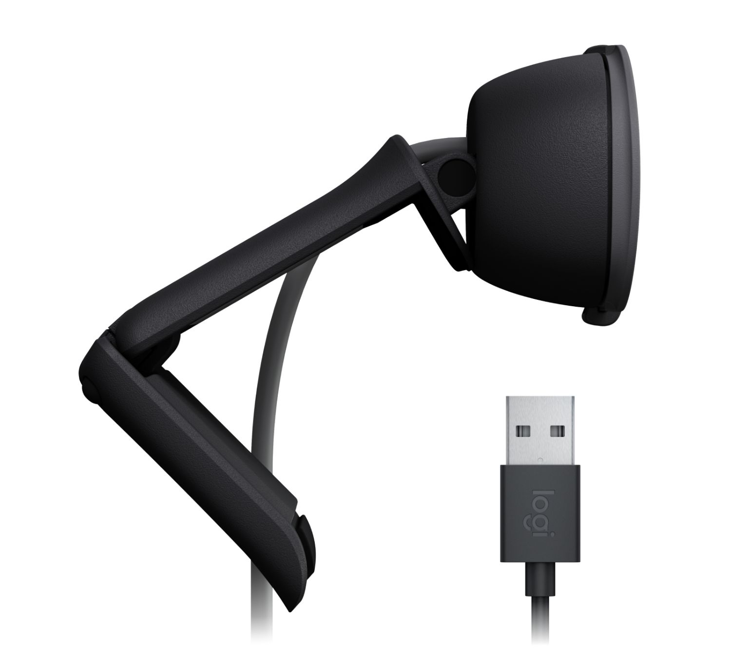 LOG-WEBCAM BRIO 100 BK - WebCam Logitech Brio 100 2mp FHD Micr�fono Integrado USB Clip/Soporte Cable 1.5m Grafito (960-001585)