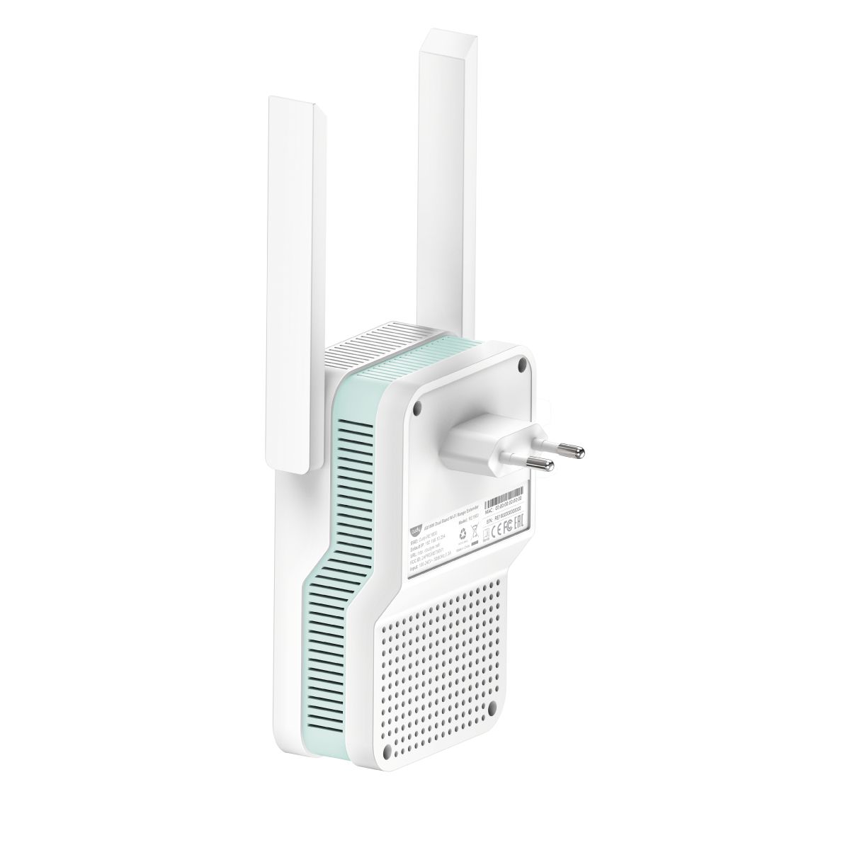 RE1500 - Extensor CUDY AX1500 WiFi 6 Dual Band Ethernet LAN GbE 2 Antenas Internas 5dBi Blanco (RE1500)