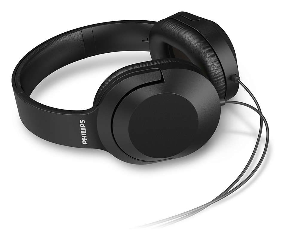 TAH2005BK/00 - Auriculares Philips Supraurales 3.5mm Cable 2m Negros (TAH2005BK/00)
