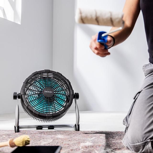 A01_EU01_106722 - Ventilador suelo Cecotec ProIndustry Portable, Industrial de 10? con 9 Velocidades, Bater�a de 12000 mAh, Alta Seguridad y Dise�o Robusto(A01_EU01_106722)