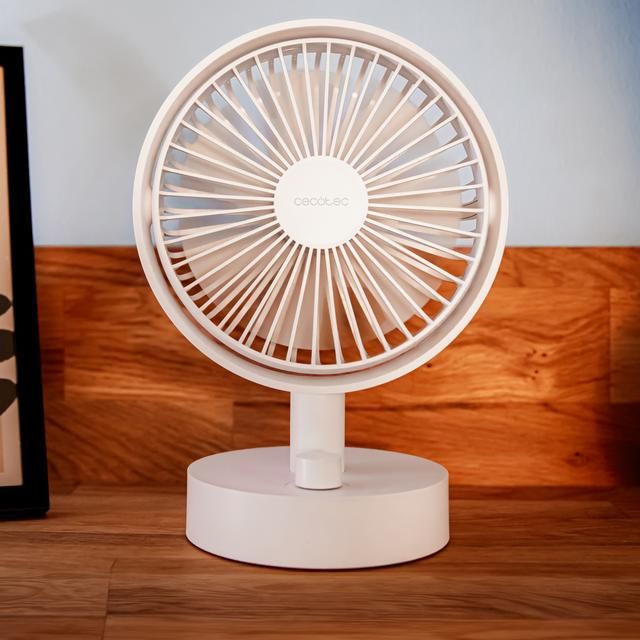 08354 - Ventilador Cecotec EnergySilence 2000 Portable Desk, de sobremesa de bater�a con 2000 mAh, oscilaci�n autom�tica e inclinaci�n ajustable. Su di�metro de 6 pulgadas o 15 cm (08354)