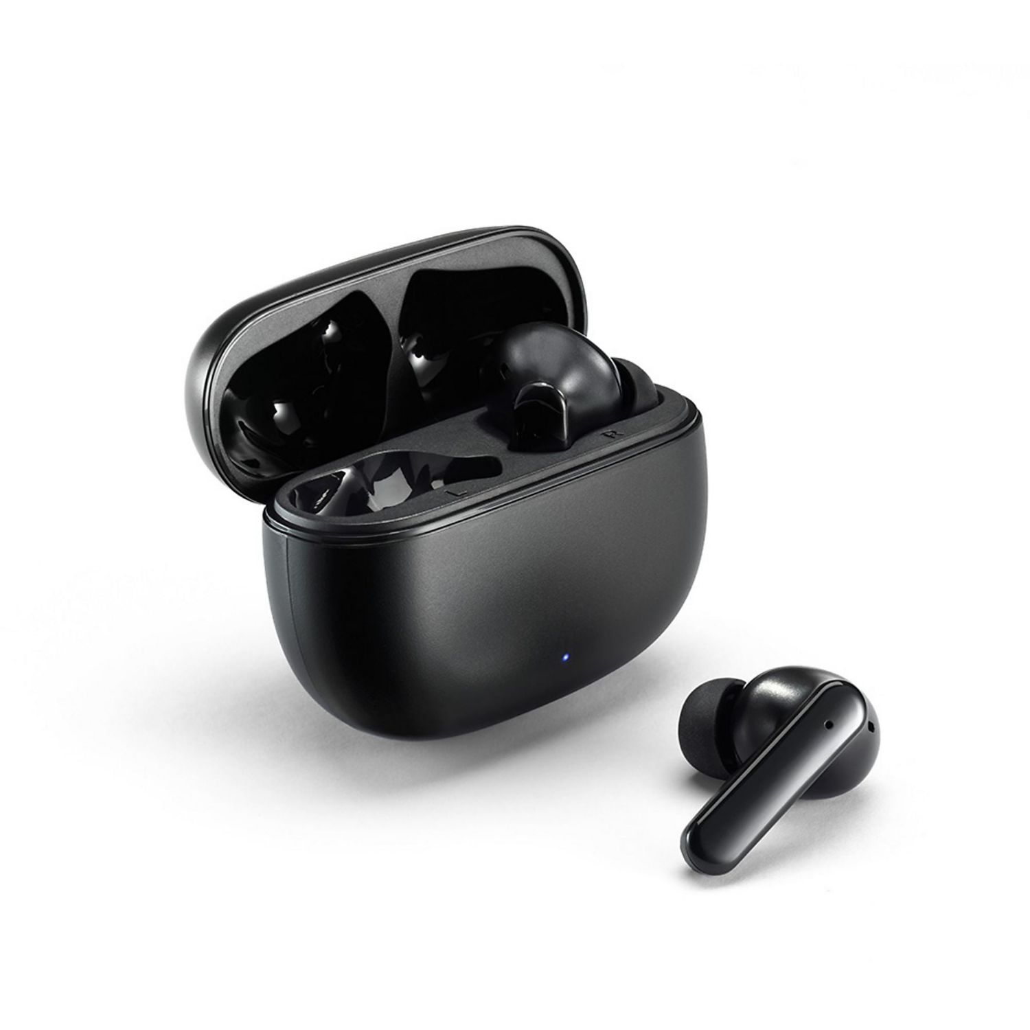 253MOTOBUDS125BLK - Auricular Motorola Bluetooth Resistencia al agua y sudor IPX4, autonomia 17-18 horas. Estuche de carga Usb-C Asistentes de voz como Google Assistant y Siri.Negro(253MOTOBUDS125BLK)