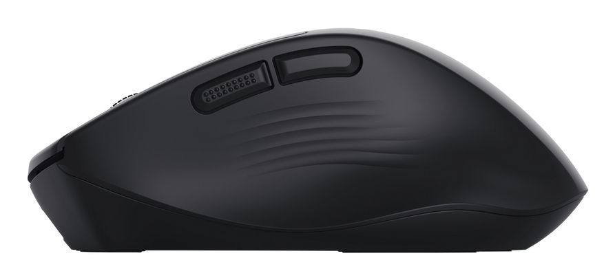 26021 - Rat�n Trust Niven Ergon�mico Diestro Clic Silencioso RF Wireless/Bluetooth USB-A 3200dpi 7 Botones Negro (26021)