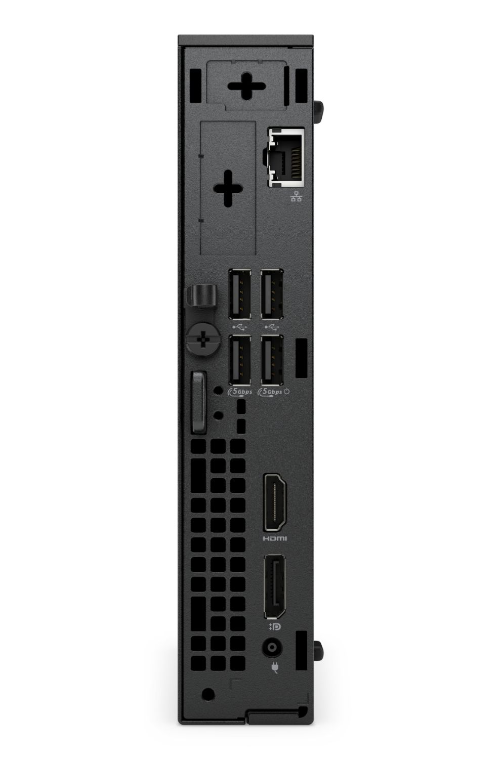 4CXPC - Ordenador Dell Pro Micro QCM1250 Intel Core Ultra 7-265T 16Gb 512Gb SSD 2xUSB 2.0 3xUSB-A 3.0 1xUSB-C 3.1 1xDP 1.4a 1xHDMI 2.1 1xRJ45 WiFi 6E Bluetooth Ethernet LAN GbE W11P Negro (4CXPC)