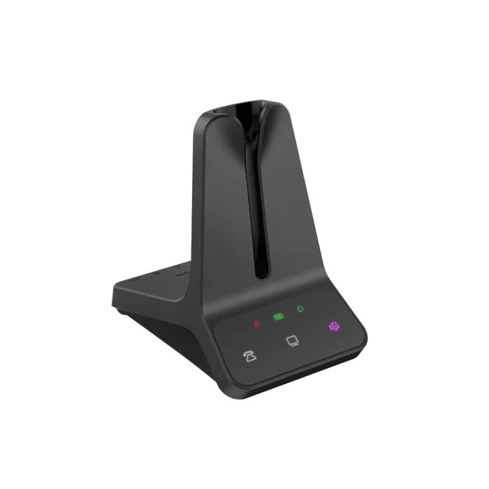 WH63 E2 TEAMS - Auricular Yealink DECT para PC y tel�fonos IP con largo alcance inal�mbrico, micr�fonos duales con cancelaci�n de ruido y 4 opciones de uso diferentes. (WH63 E2 TEAMS)