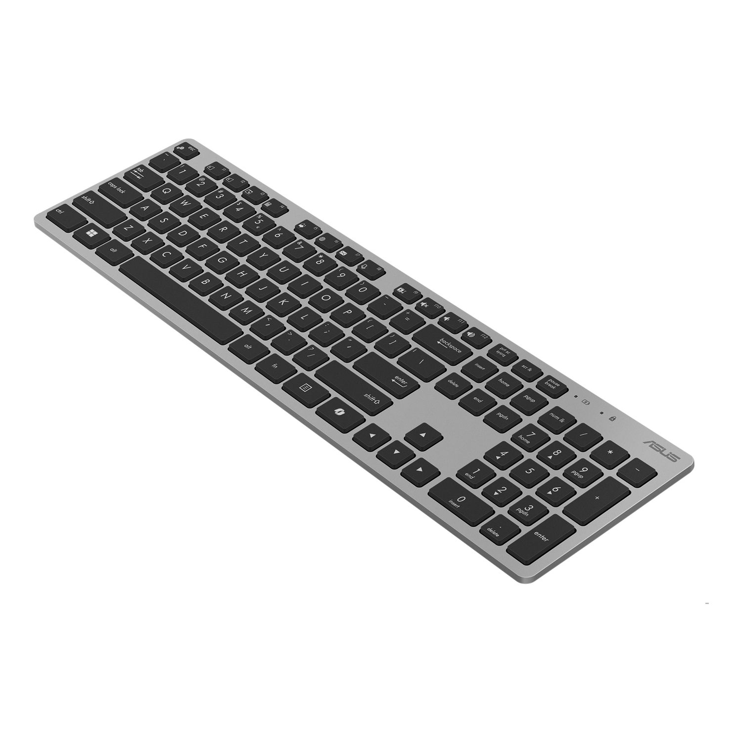 90XB0430-BKM1U0 - Teclado+Rat�n Asus W5000 Inal�mbrico 2.4Ghz, Teclado blanco compacto con un acabado met�lico y un perfil ultrafino de 11mm. (90XB0430-BKM1U0)