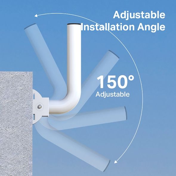 TL-APM200 - Kit Montaje Tp-Link Vigi en Pared o Poste para punto de Acceso. Ajustable hasta 150�, Resistencia al Agua para uso en Exterior. (TL-APM200)