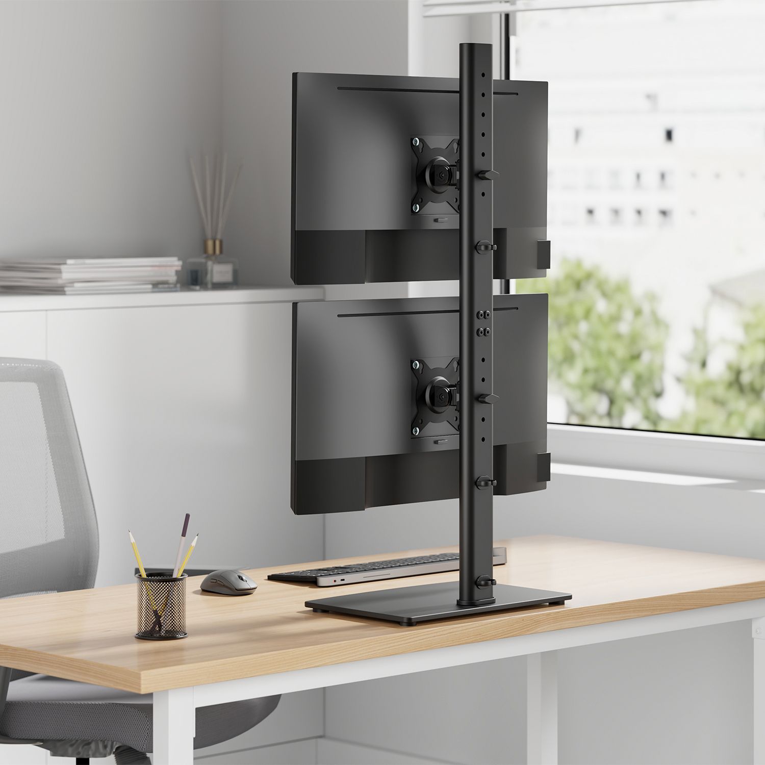 DT34TSR-459 - Soporte de mesa para dos monitores de 17