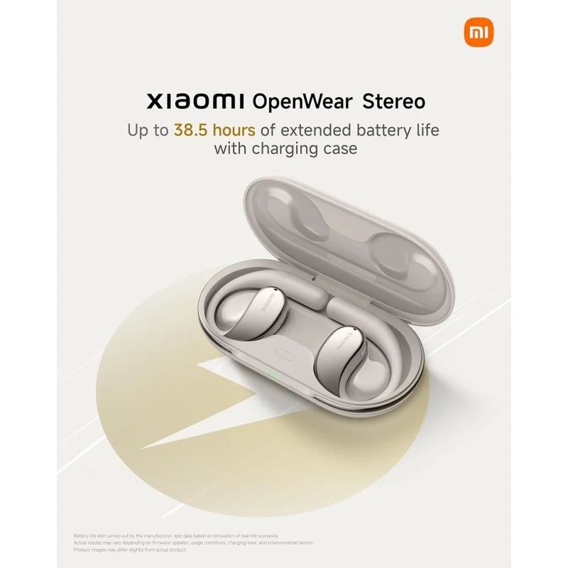 BHR8474GL - Auriculares XIAOMI Openwear Stereo Bluetooth 5.3 10m Estuche de Carga USB-C Autonoma 7h Gris Csmico (BHR8474GL)