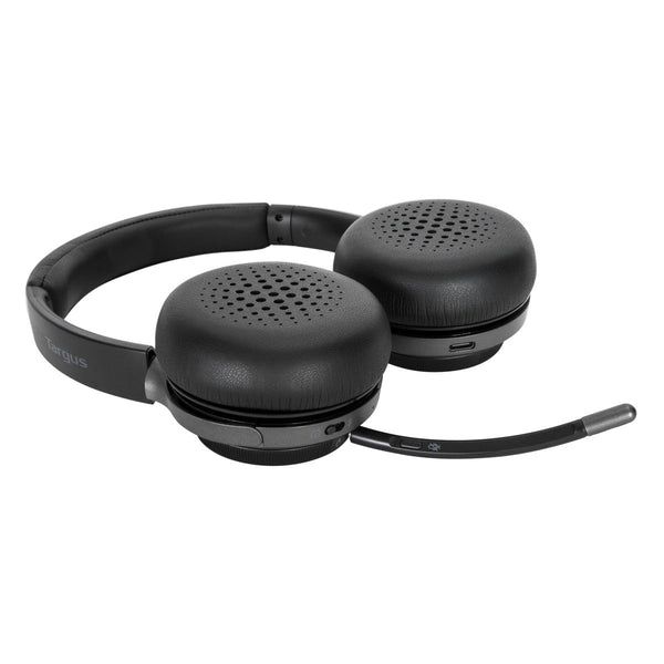 AEH104GL - Auriculares+Micrfono TARGUS Supra-Aurales Binaurales USB-C 3.5mm Bluetooth 5.0 Negro (AEH104GL)