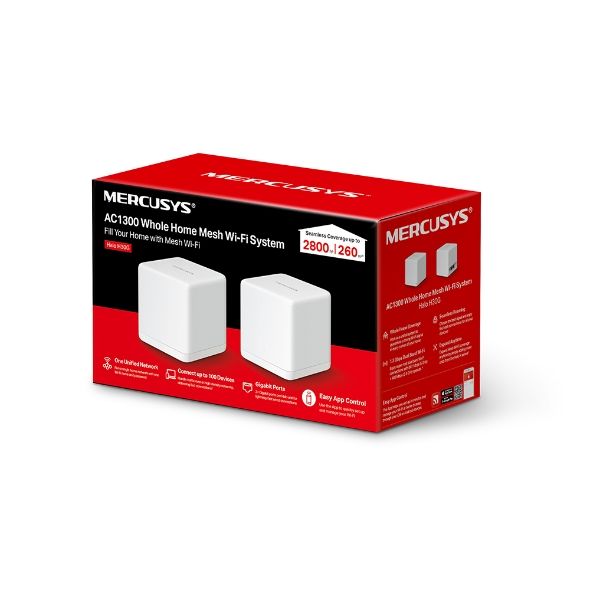 Halo H30G - Mesh Mercusys AC1300 DualBand Pack 3 Blanco (Halo H30G)