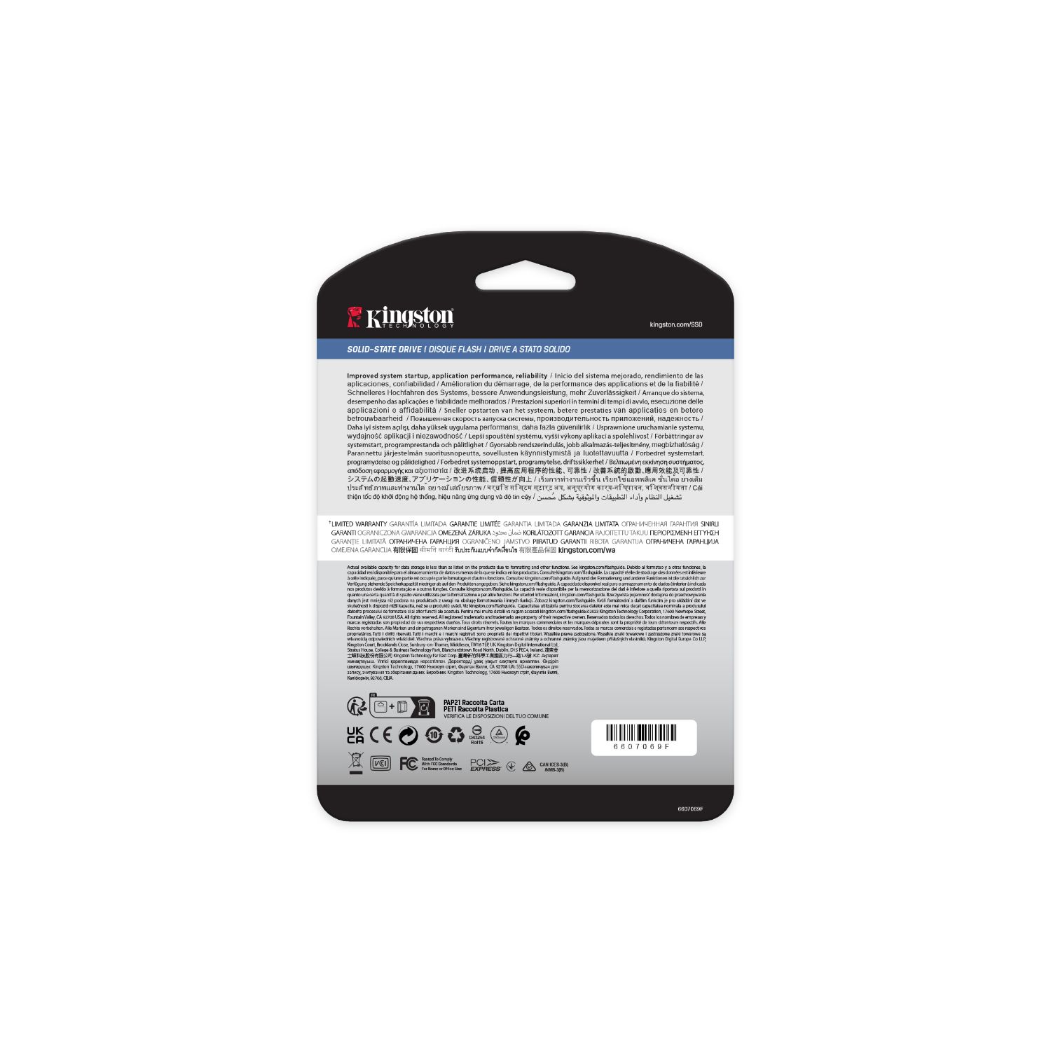 SEDC2000BM8/480G - Disco SSD Kingston DC2000B 480Gb M.2 2280 NVMe PCIe 4.0 3D TLC Lectura 7000 Mb/s Escritura 800 Mb/s Servidor (SEDC2000BM8/480G)