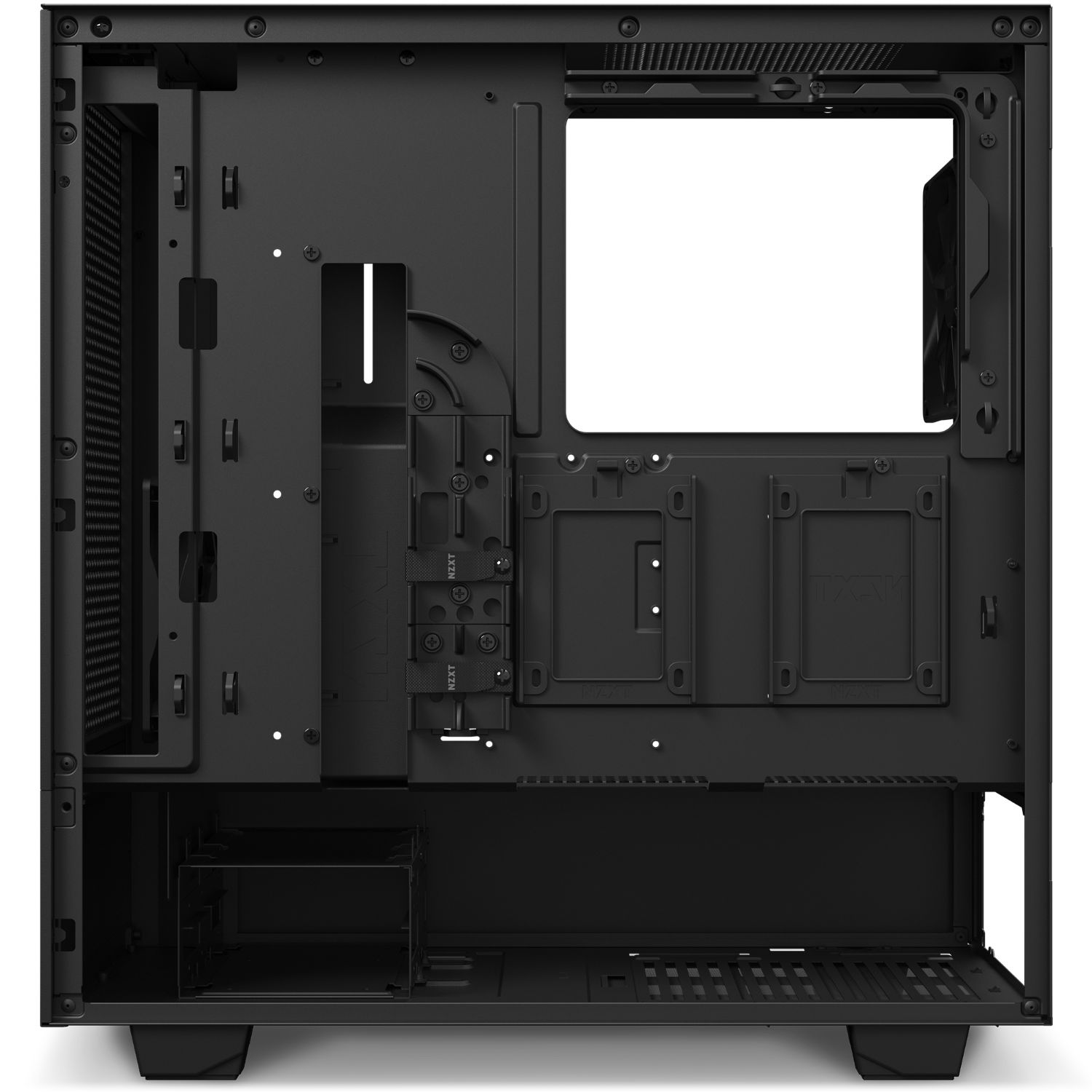 CC-H52FB-01 - Caja PC NZXT H510 Flow Ventana Lateral de Cristal Templado 120mm 1xUSB-A 1xUSB-C ATX mATX Mini-ITX Negra (CC-H52FB-01)