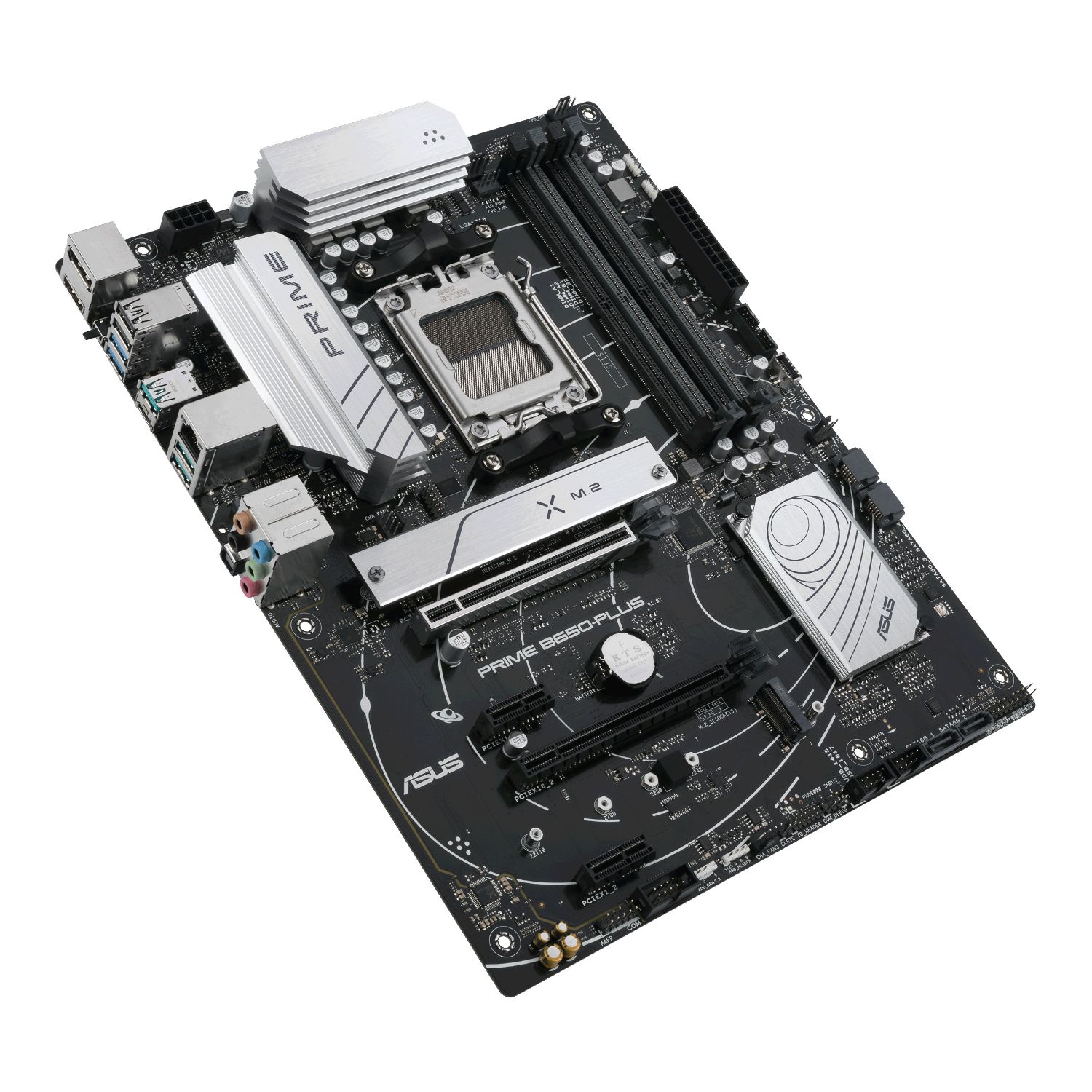 90MB1BS0-M0EAYC - Placa base ASUS PRIME B650-PLUS-CSM: (AM5) 4xDDR5 M.2 SATA3 PCIe USB 2.0 USB-A 3.0/3.1 USB-C 3.1 DP 1.4 HDMI 2.1 RJ45 7.1 ATX 2.5 Gigabit Ethernet