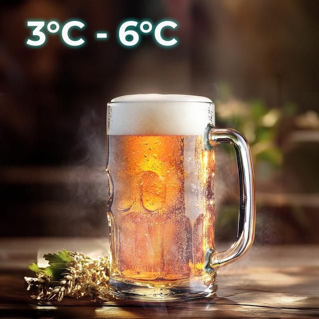 A01_EU01_100008 - Grifo Dispensador CECOTEC BeerFlow 5000, de cerveza, 60W que mantiene la temperatura de 3C a 6C, compatible con barriles universales presurizados de 5L, asa y bandeja recogegotas extrables, y pies antideslizantes para mayor estabilidad(A01_EU01_100008)