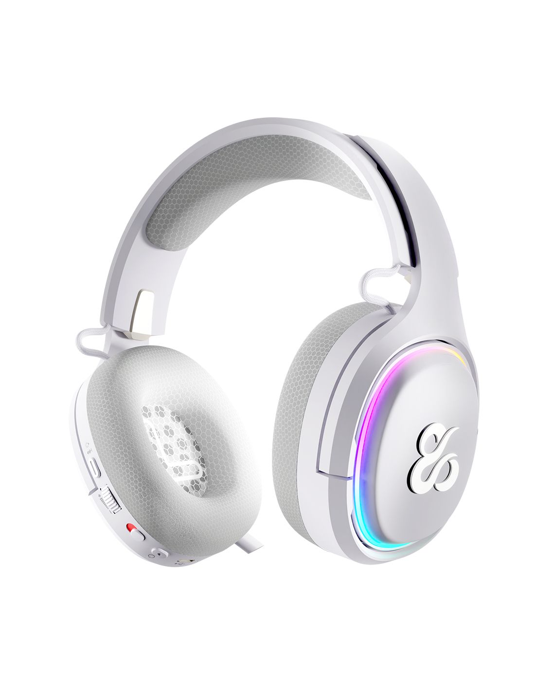 NS-HS-ATON-WH - Auriculares+Micrfono Gaming Newskill Ivory 2.4GHz Bluetooth 5.0 Blanco (NS-HS-ATON-WH)
