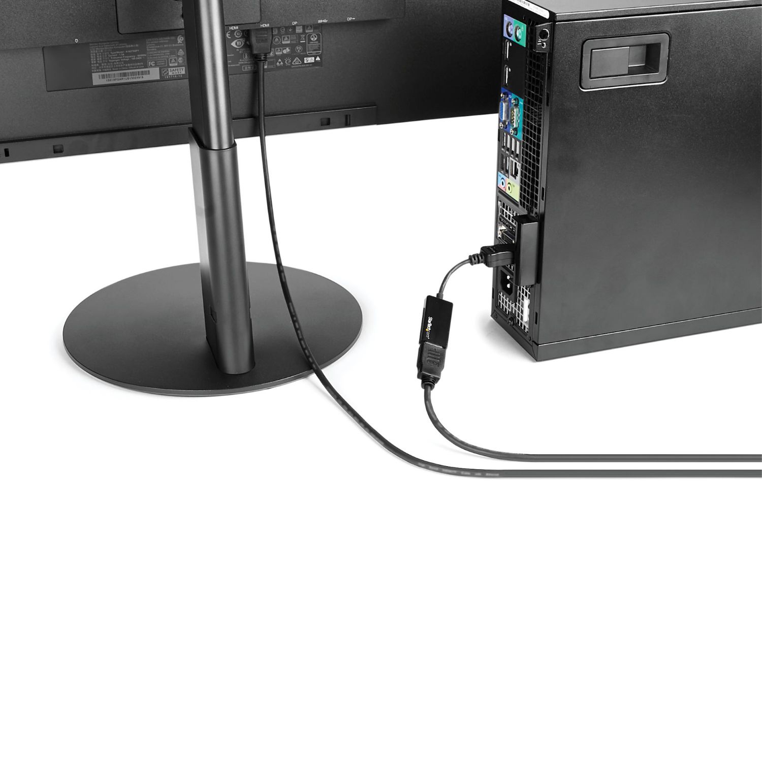 DP2HD4K60S - Adaptador Conversor StarTech DP/M a HDMI/H 4K 60Hz Negro (DP2HD4K60S)