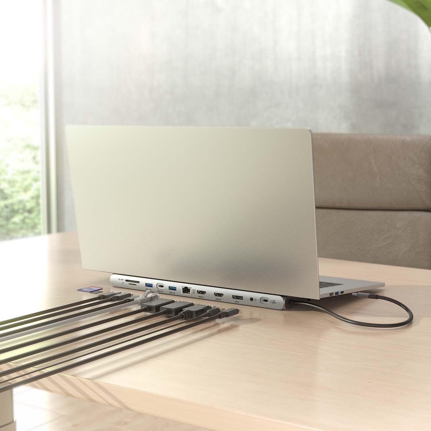 ASUC-12P020-GR - Docking Station AISENS 4K UHD USB-C 3.0 a 3xUSB 2.0/1xUSB-C 3.0/1xDP/2xHDMI/1xRJ45 HDCP Gris (ASUC-12P020-GR)