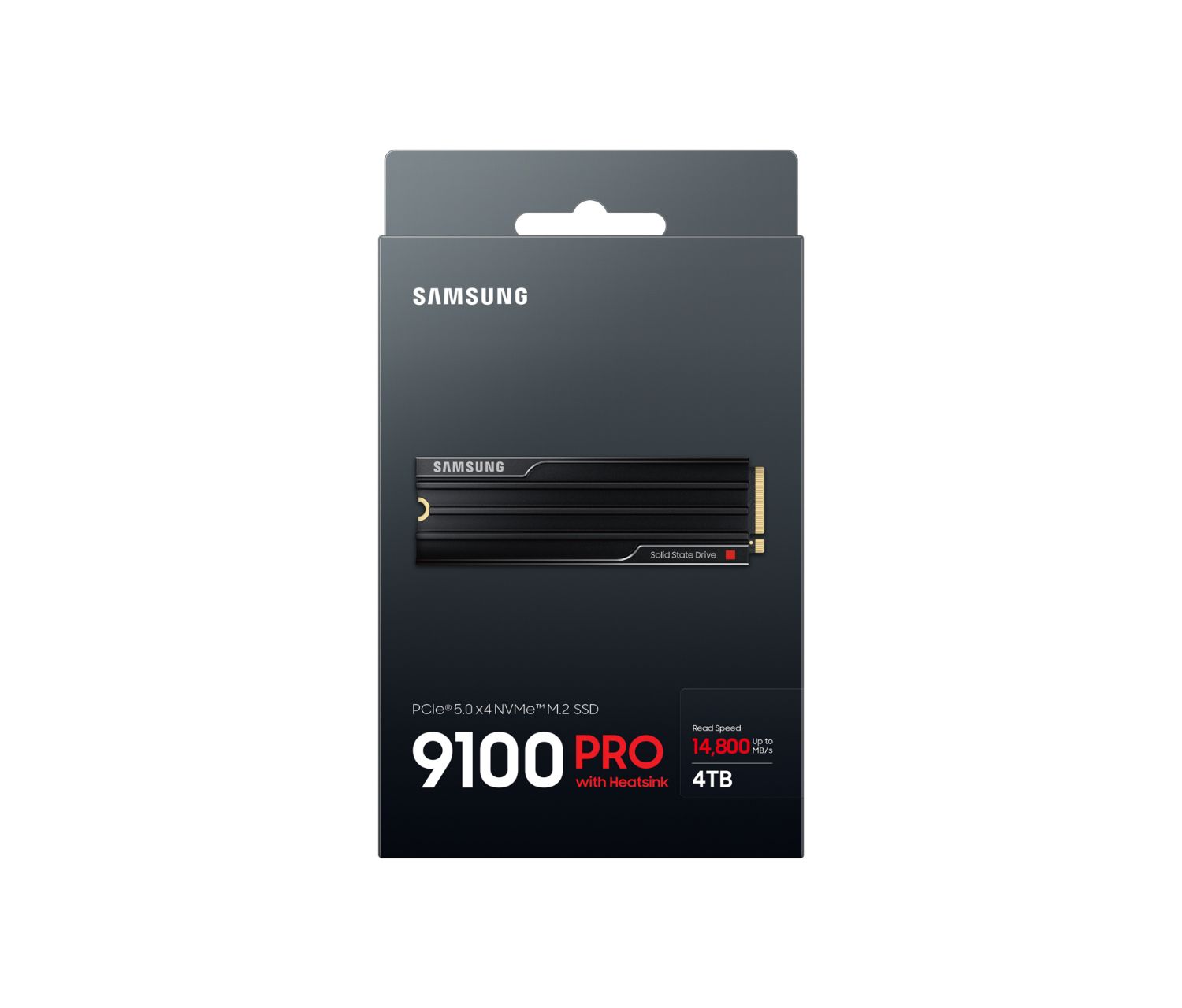 MZ-VAP4T0CW - Disco SSD Samsung 9100 Pro 4Tb M.2 2280 NVMe PCIe 5.0 V-NAND TLC Lectura 14800 Mb/s Escritura 13400 Mb/s PC/Consola de Videojuegos (MZ- VAP4T0CW)