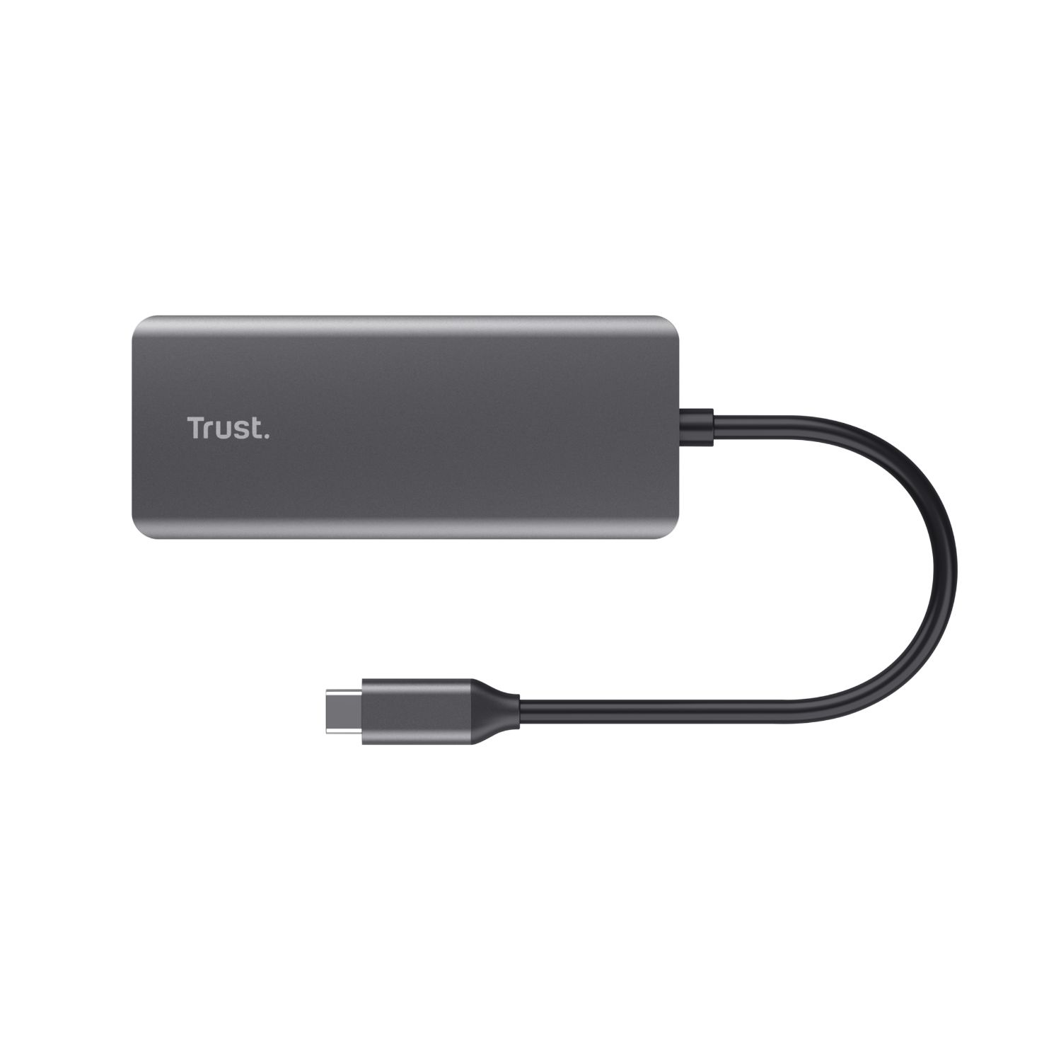 24968 - Adaptador Trust DALYX 6en1 USB-C a 2xUSB 2.0/2xUSB-C/1xHDMI/1xRJ45 Ethernet GbE Plata (24968)