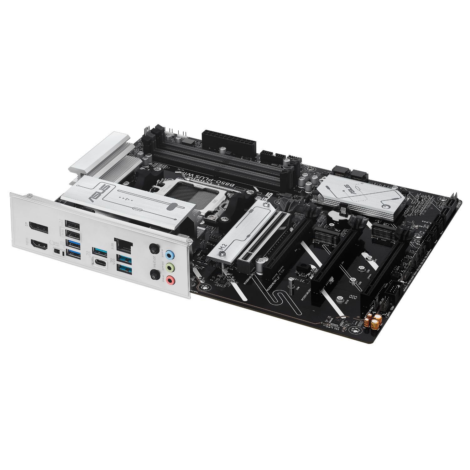90MB1L80-M0EAY0 - Placa base ASUS PRIME B850-PLUS WIFI: (AM5) 4DDR5 M.2 SATA3 PCIe USB-A/C DP HDMI RJ45 7.1 ATX WiFi 6E Bluetooth 5.3 Ethernet 2.5GbE