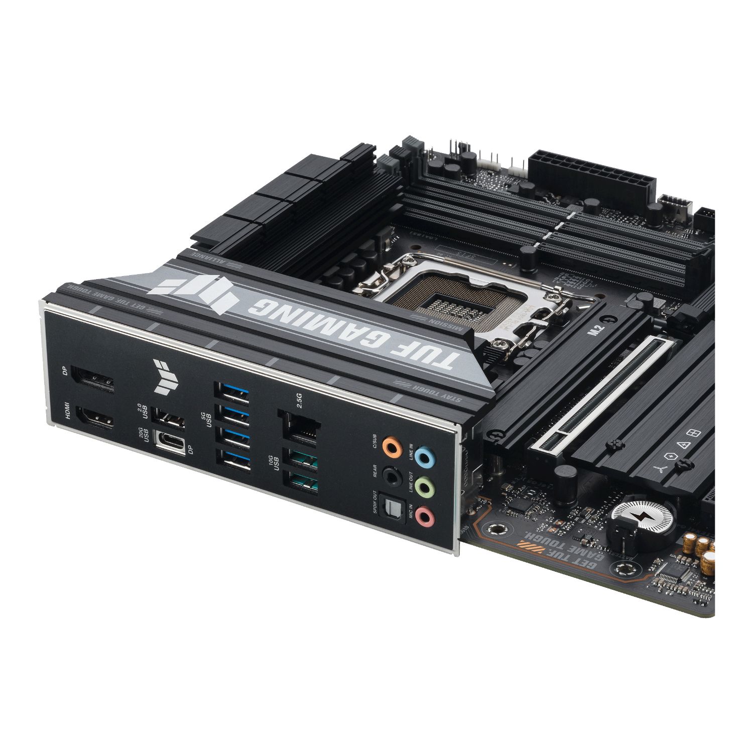 90MB1JW0-M0EAY0 - Placa base ASUS TUF GAMING B860M-PLUS: (1851) 4DDR5 M.2 SATA3 PCIe USB 2.0 USB-A 3.0/3.1 DP HDMI RJ45 7.1 mATX Ethernet 2.5GbE