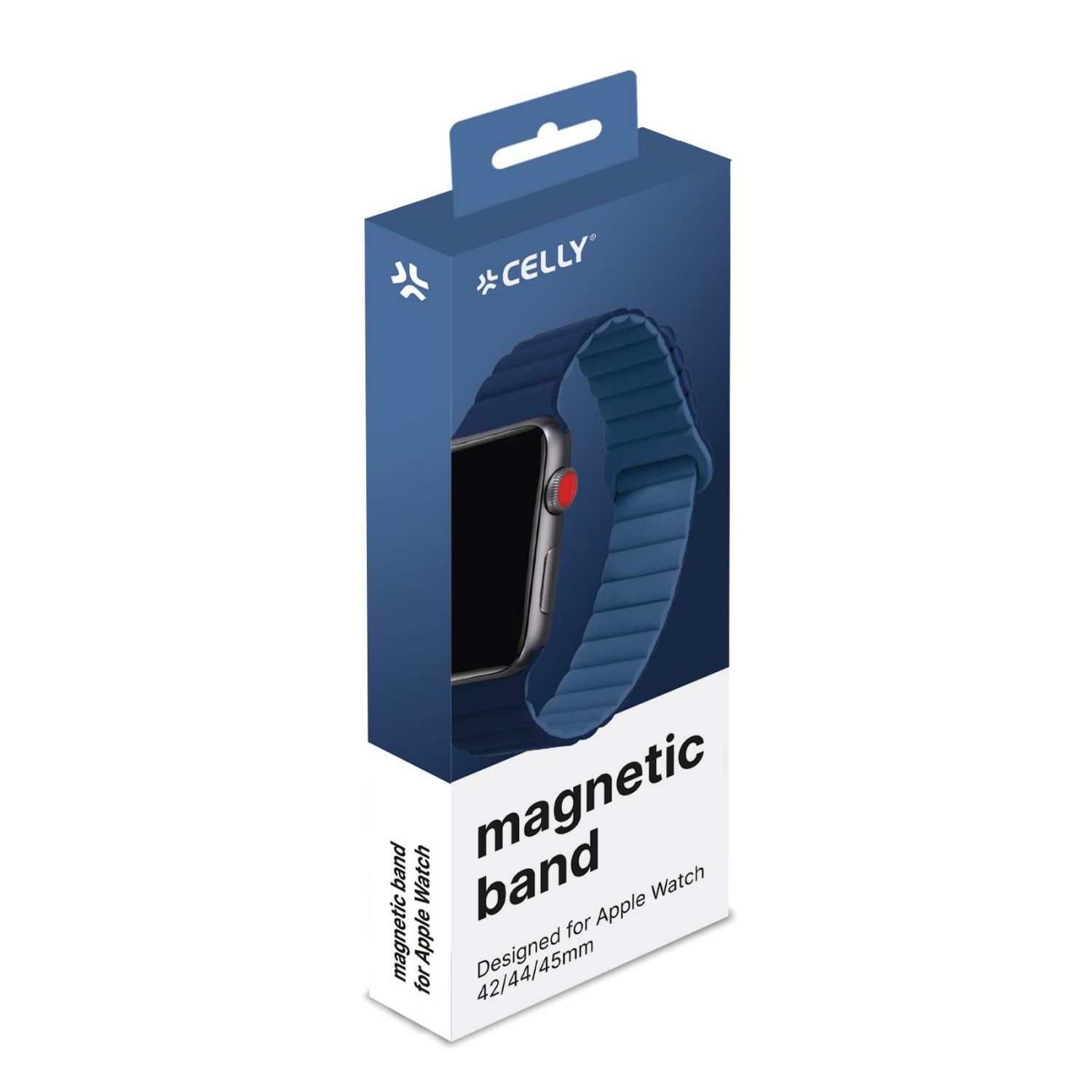 WBANDMAGBLLB - Correa Apple Watch 42/44/45mm Silicona Azul (WBANDMAGBLLB)