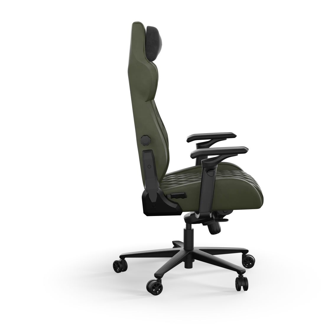 CF-9010068-WW - Silla Gaming CORSAIR TC500 Luxe Sherwood, confeccionada en tela transpirable Verde, Soporte lumbar integrado, Reposabrazos Omniflex, Almohada para el cuello desmontable. (CF-9010068-WW)