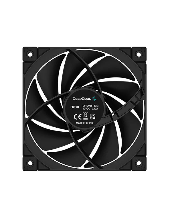 R-FK120-BKNPF1-G-1 - Ventilador DEEPCOOL FK120 12cm Negro (R-FK120-BKNPF1-G-1)