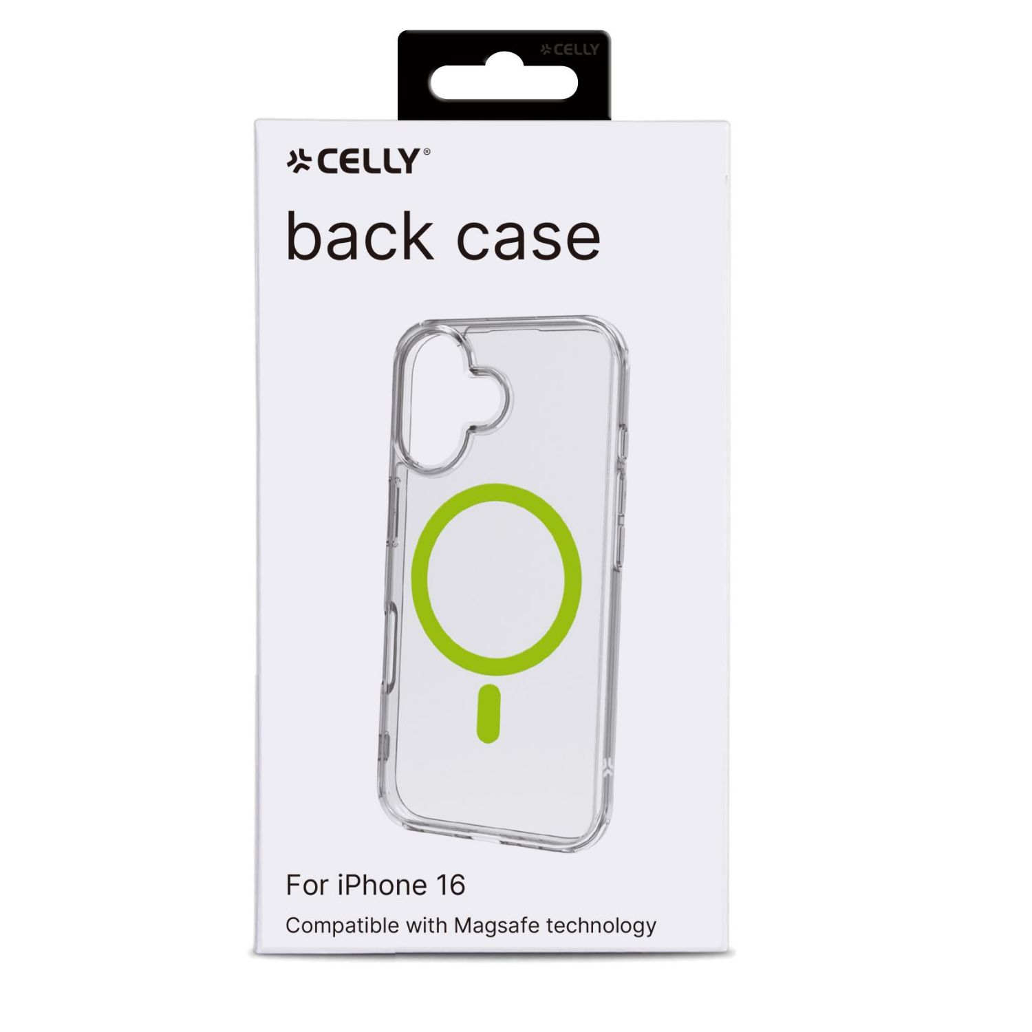 GELSKINMAG1112Y - Funda CELLY iPhone 16 Transparente (GELSKINMAG1112Y)