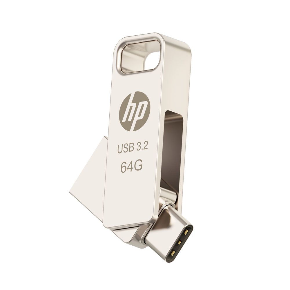 HPFD206C-64 - Pendrive HP X206C 64Gb Usb-A/Usb-C 3.2 Gen2 Metal (HPFD206C-64)