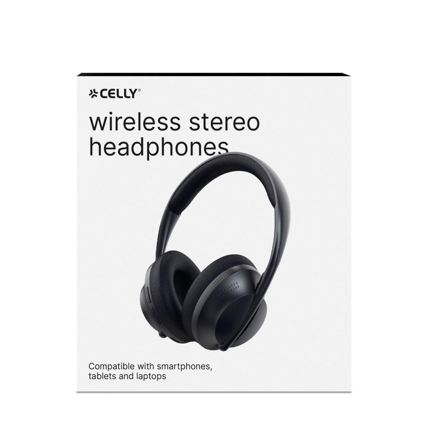 ARCHBEATBK - Auriculares CELLY Wireless Headphone, conector Usb-C, Negro (ARCHBEATBK)
