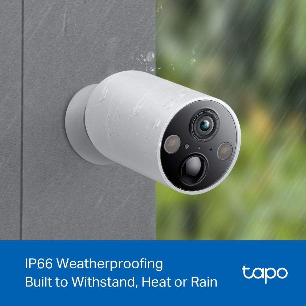 TAPO C425 - Cmara Vigilancia TP-LINK Exterior Wifi,Vdeo 2K QHD, con Batera Recargable y Deteccin IA Avanzada. (TAPO C425)