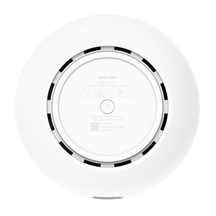 UDR7 - Ubiquiti Dream Router 7 Wifi7 Tribanda 5700Mbps Gigabit SFP 10G PoE Blanco (UDR7)