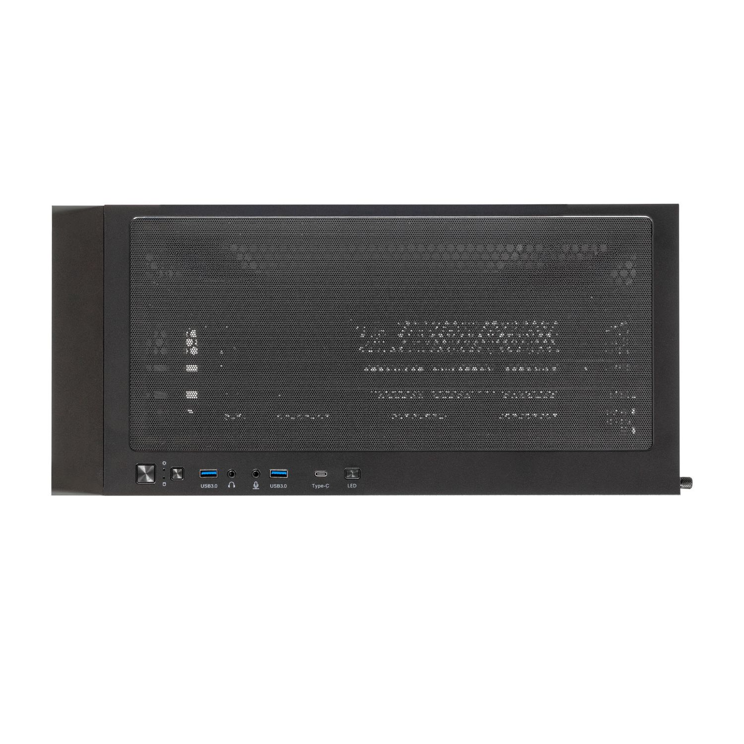 UK121803 - Caja UNYKA Revelat Mesh Cristal templado lateral, 4xARGB, Usb-C, E-ATX, Negro. (UK121803)