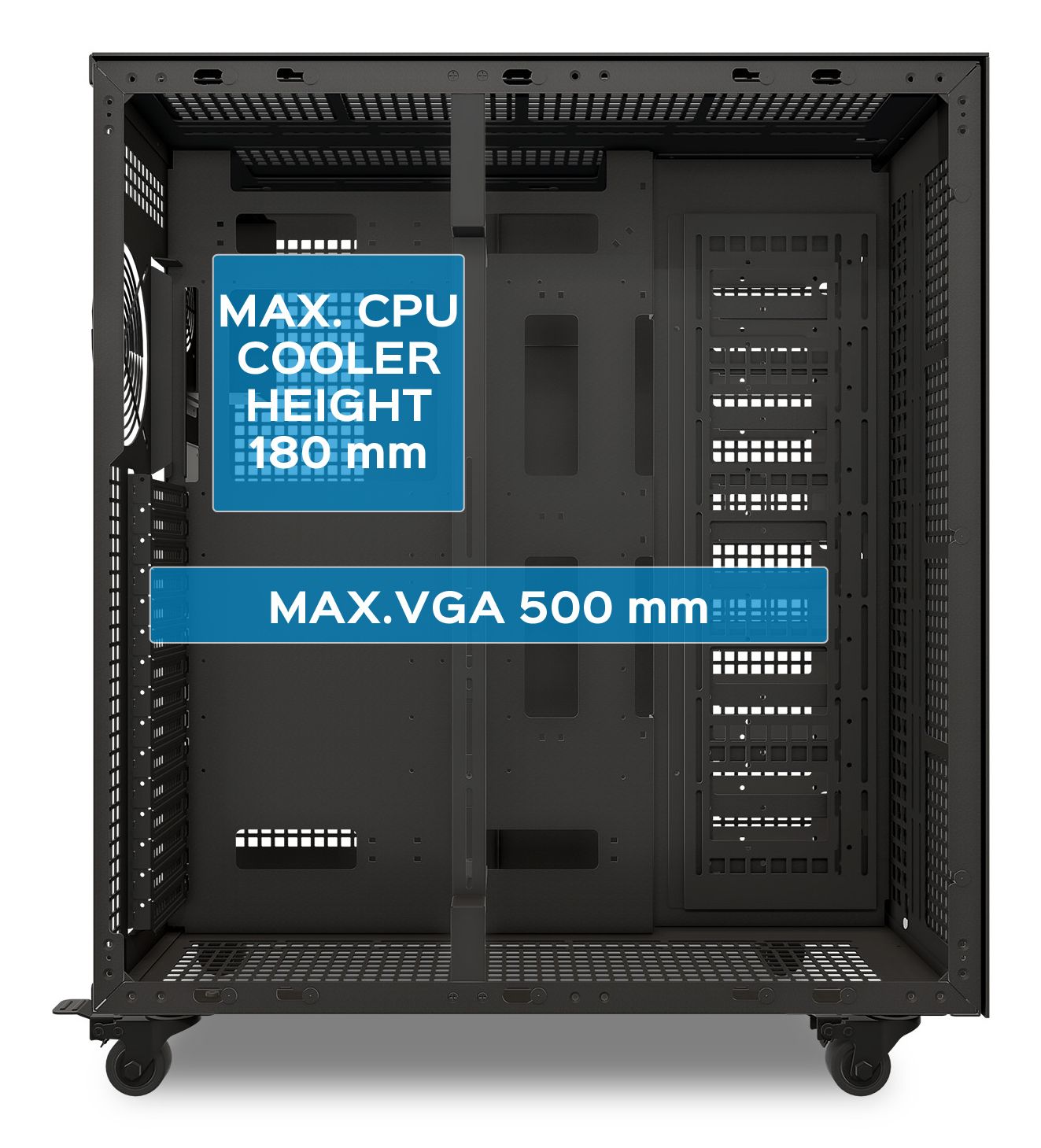 UK80.15.42 - Caja Unyka PRO 1500 e-ATX 2Usb3.0 Negra (UK80.15.42)