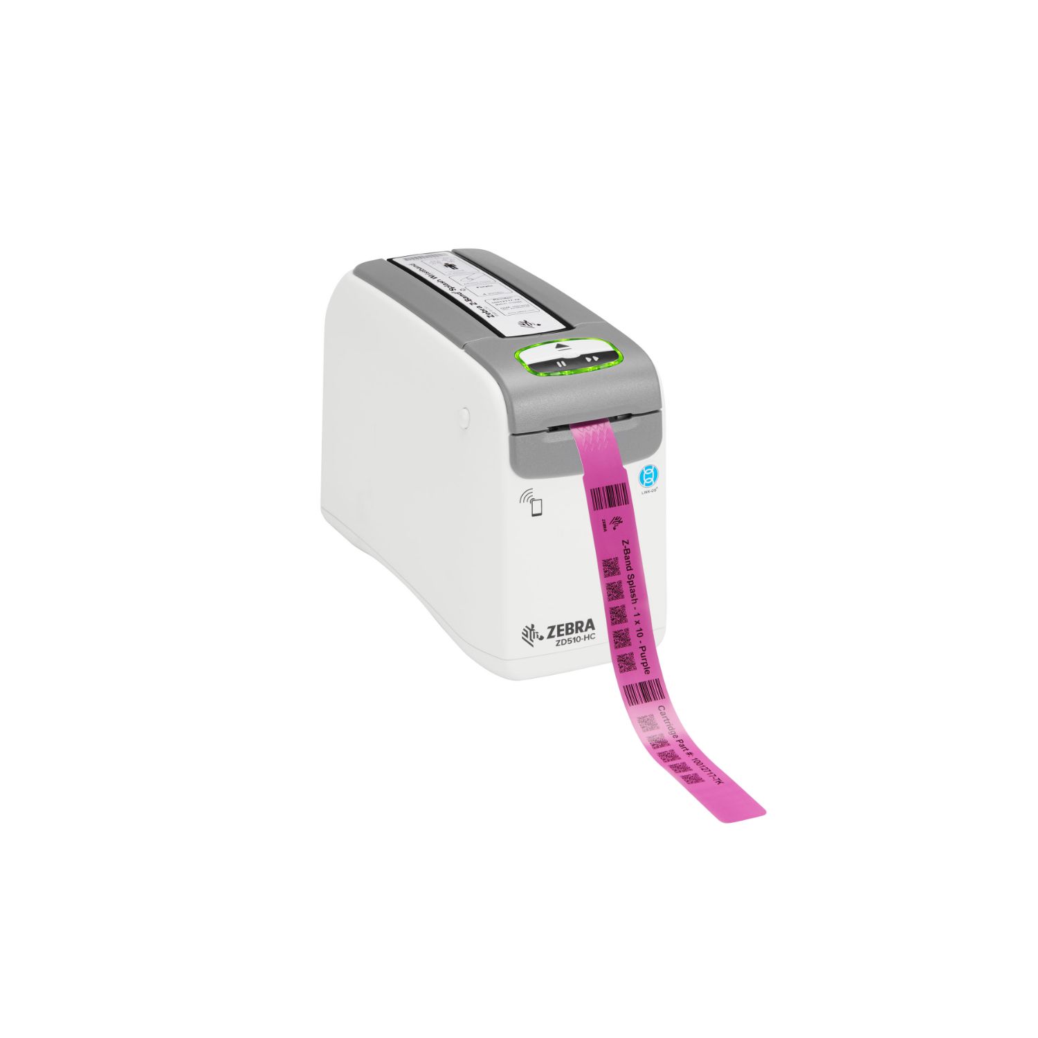 ZD51013-D0EE00F - Impresora T�rmica Zebra de Brazaletes Adhesivos 300dpi WiFi Bluetooth USB 2.0 Ethernet Blanca (ZD510 HC)