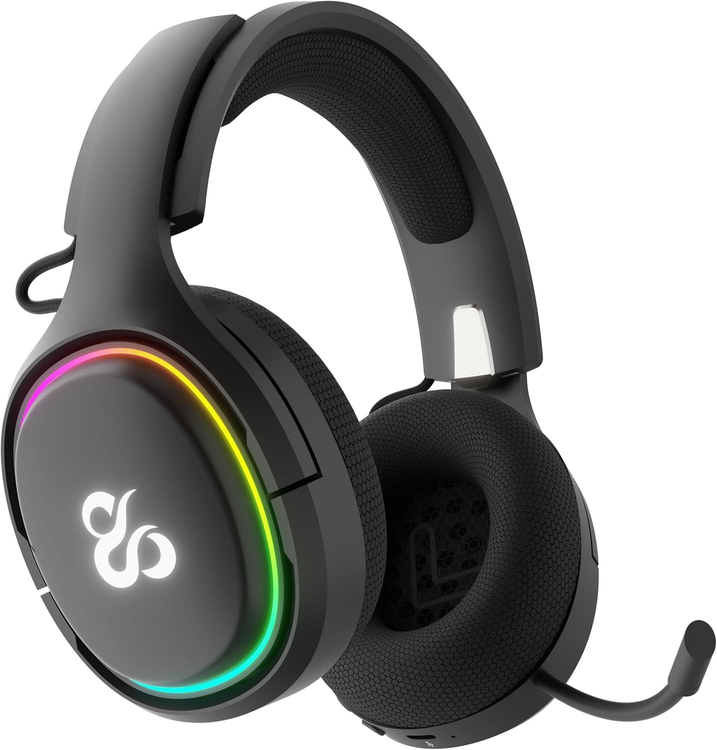 NS-HS-ATONV2 - Auriculares Gaming Newskill Inalmbricos Bluetooth 5.0 RGB Negro (NS-HS-ATONV2)