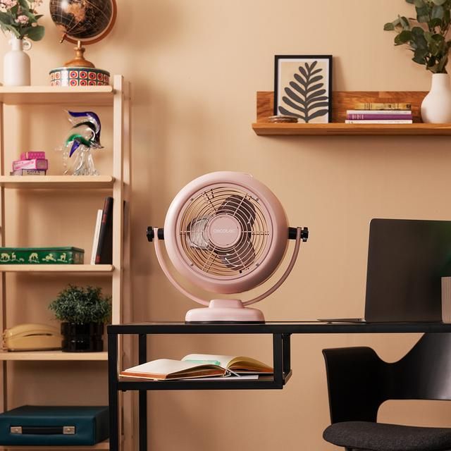 08207 - Ventilador de Sobremesa CECOTEC EnergySilence RetroDesk 800 20W 8