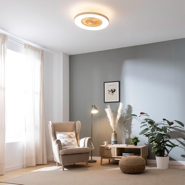 08647 - Ventilador de Techo CECOTEC EnergySilence LampAero 600 20W 5 Aspas Luz LED 45W (08647)