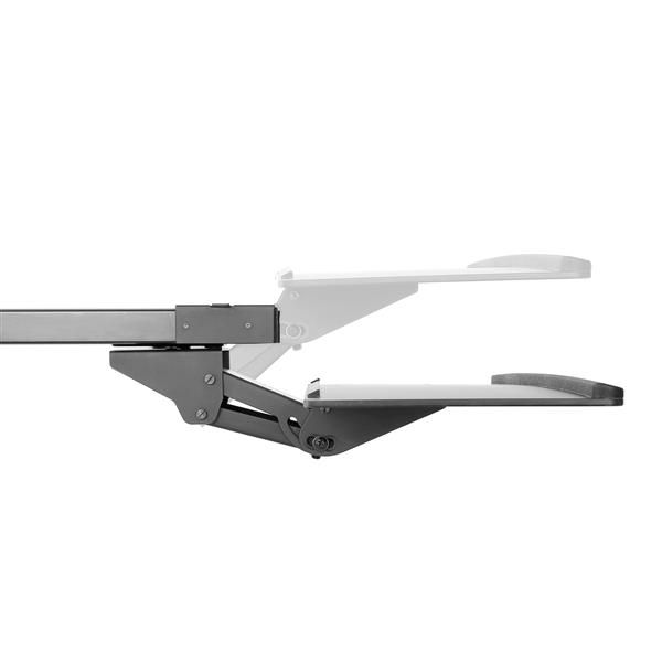 KBTRAYADJ - Bandeja StarTech para Soporte Teclado Mx. 2Kg Acero Negro (KBTRAYADJ)