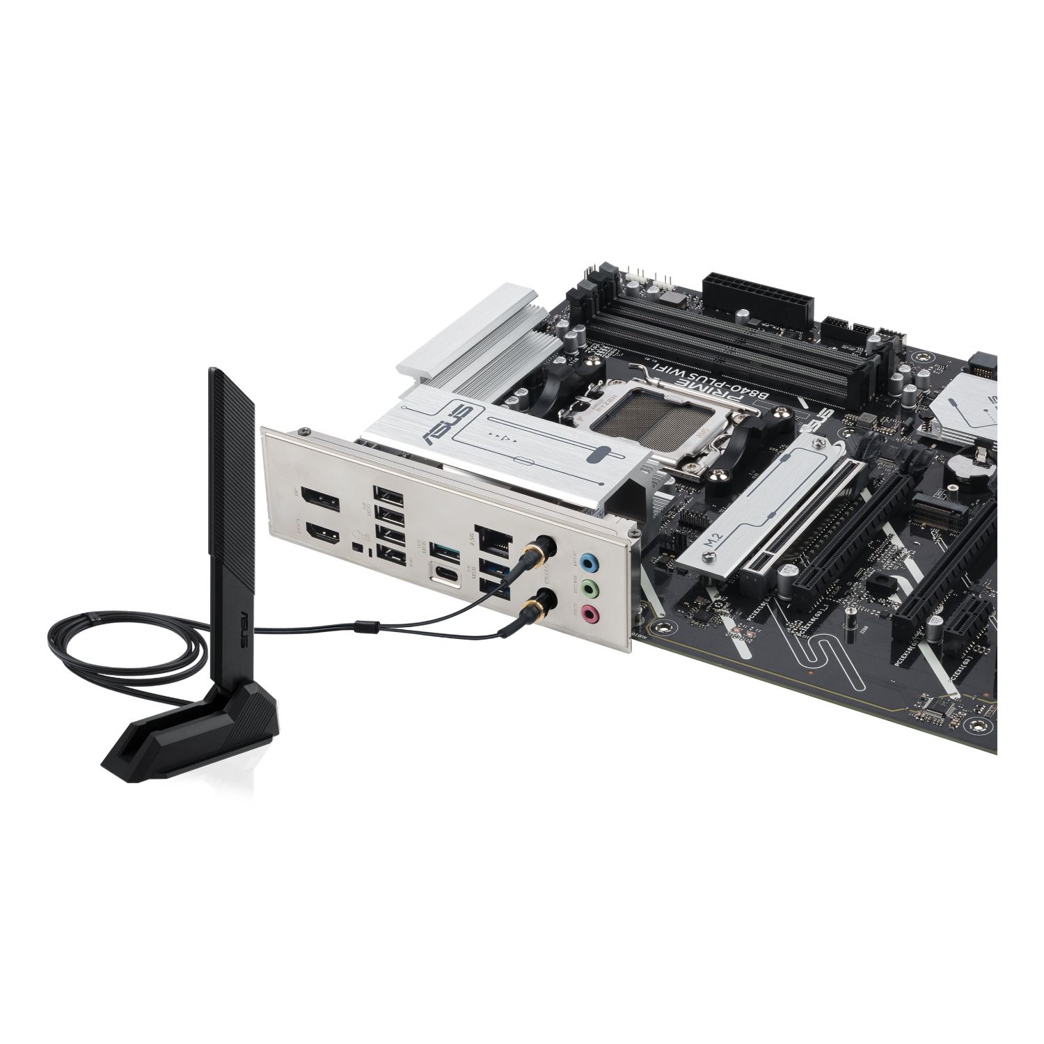 90MB1IZ0-M0EAY0 - Placa base ASUS PRIME B840-PLUS WIFI: (AM5) 4DDR5 M.2 SATA3 PCIe USB-A/C DP HDMI RJ45 7.1 ATX WiFi 6E Bluetooth 5.3 Ethernet 2.5 GbE
