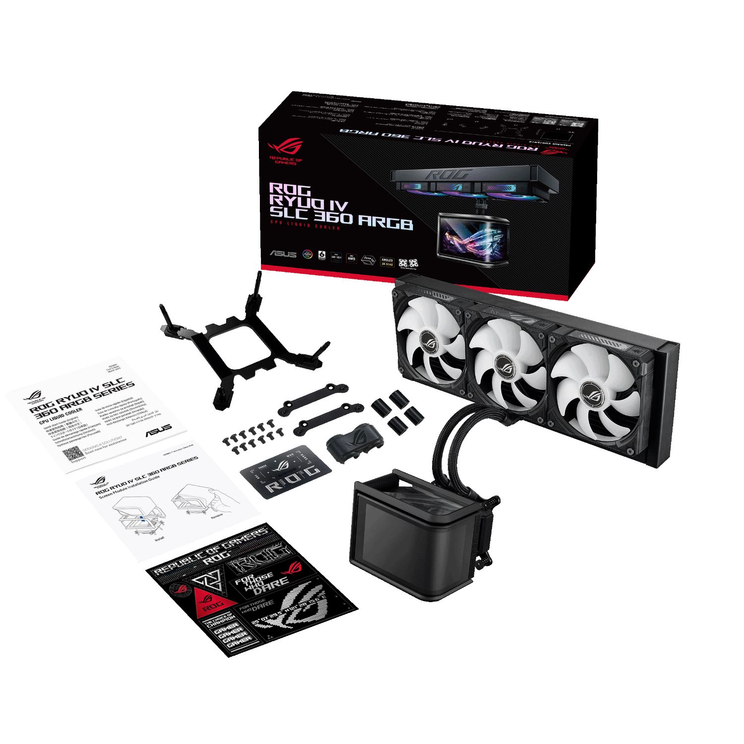 90RC0151-B0EAY0 - Refrigeracin Lquida CPU ASUS ROG Ryuo IV SLC 360 Multisocket ARGB 12cm Negro (90RC0151-B0EAY0)