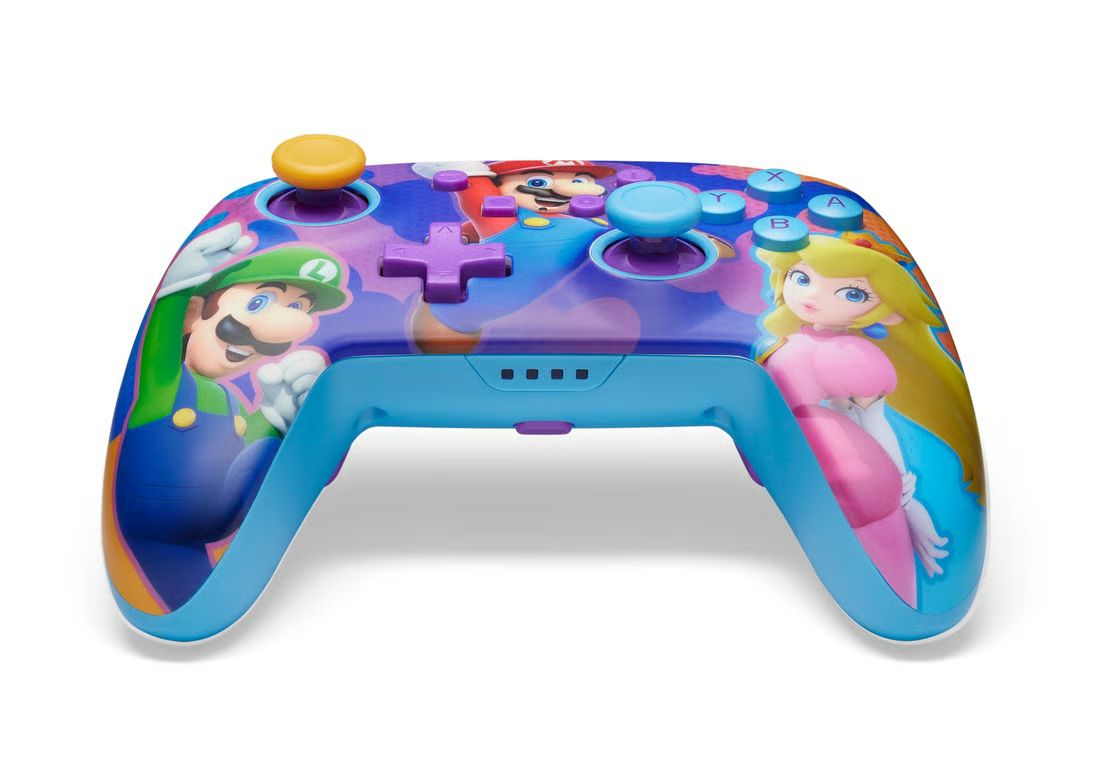 NSGP0287-01 - GamePad PowerA Wireless Bluetooth 5.0 Nintendo Switch Color Splash Heroes Cable de Carga USB-C 3m (NSGP0287-01)