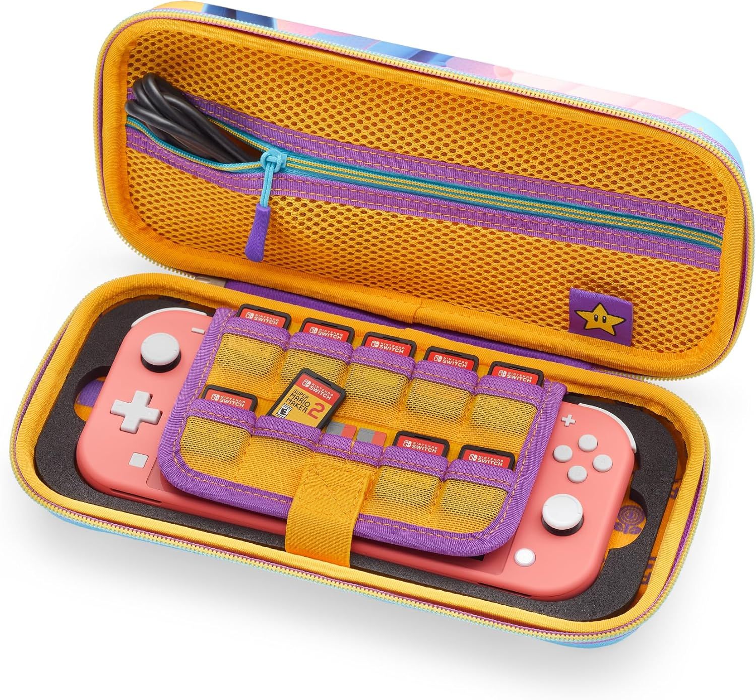 NSCS0302-01 - Funda PowerA para Nintendo Switch Color Splash Heroes (NSCS0302-01)