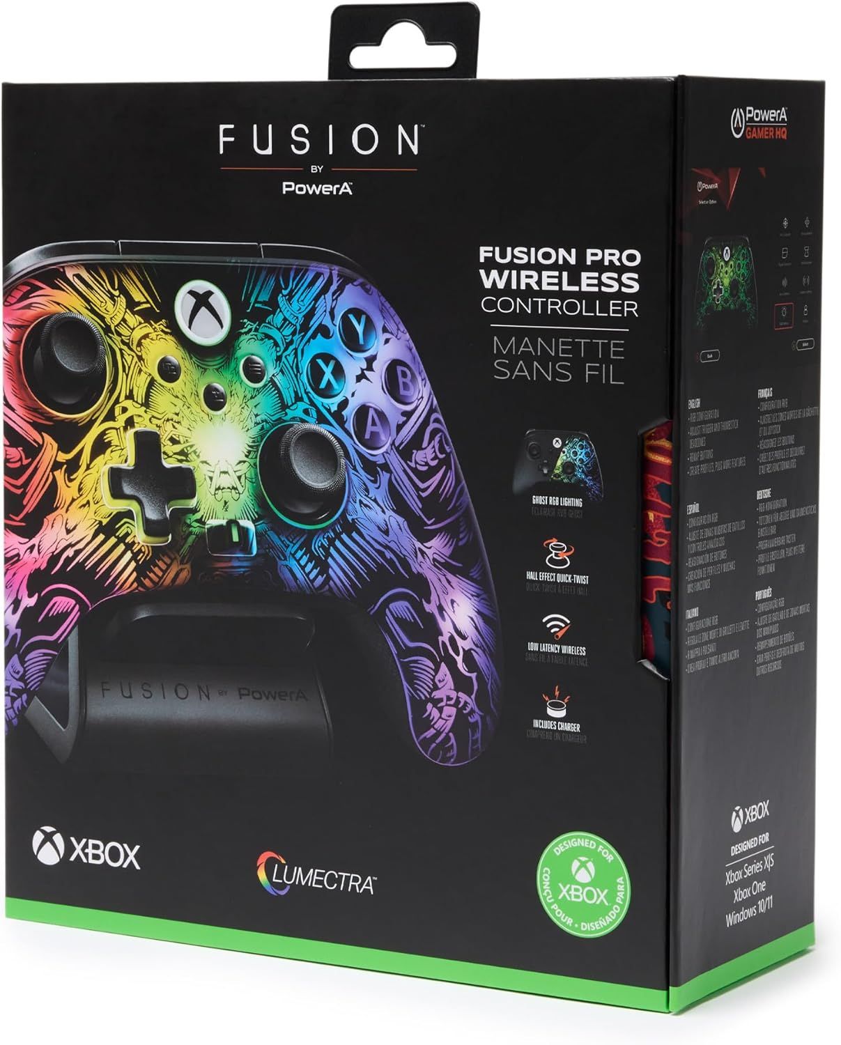 XBGP0278-01 - GamePad PowerA Wireless Fusion Pro Xbox Series X/S con Lumectra Cable USB-C 3m (XBGP0278-01)